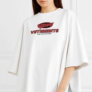 VETEMENTS Oversized Split Side Tee Shirt